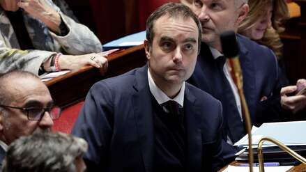 Der Premierminister Sébastien Lecornu am Mittwoch in der Nationalversammlung.