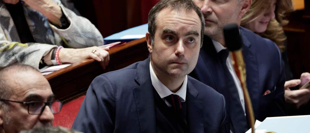 Der Premierminister Sébastien Lecornu am Mittwoch in der Nationalversammlung.