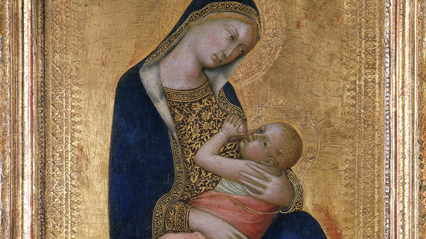 Maria-und-das-Jesuskind-Stillende-Gottes-M-tter-eine-Bildergalerie