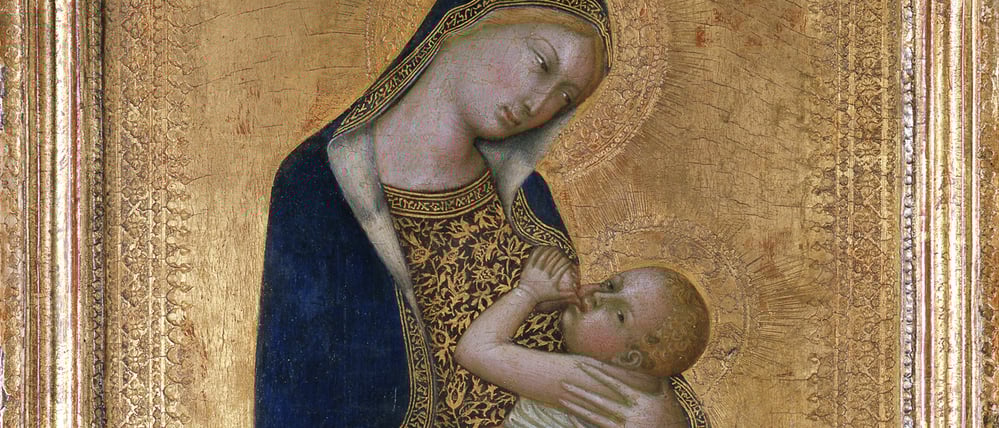 Maria, das Kind stillend (unbekannt), um 1340