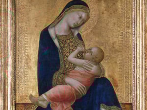 Maria, das Kind stillend (unbekannt), um 1340