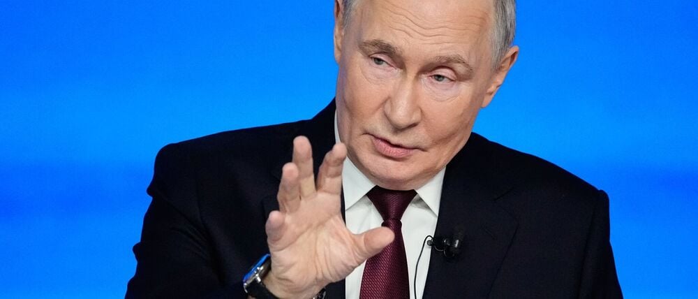 Putin bleibt bei seinen Bedingungen für ein Kriegsende in der Ukraine.