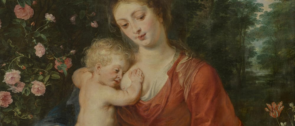 Peter Paul Rubens: Maria mit dem Kind, um 1625. 