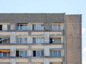 Plattenbauwohnungen in Potsdam.