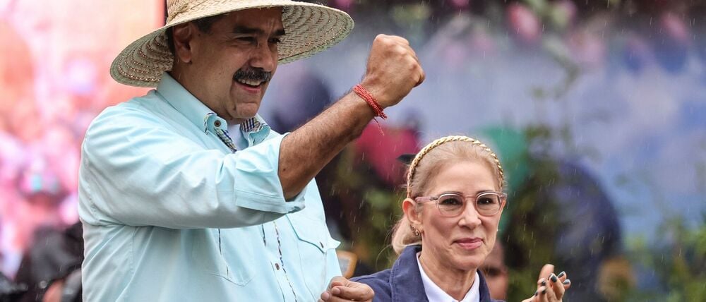 Erhöhter US-Druck auf die Familie von Maduro und Ehefrau Cilia Flores. (Archivbild) 