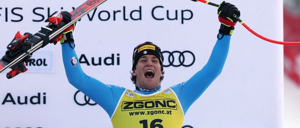 Giovanni Franzoni fuhr in Gröden erstmals aufs Podest.