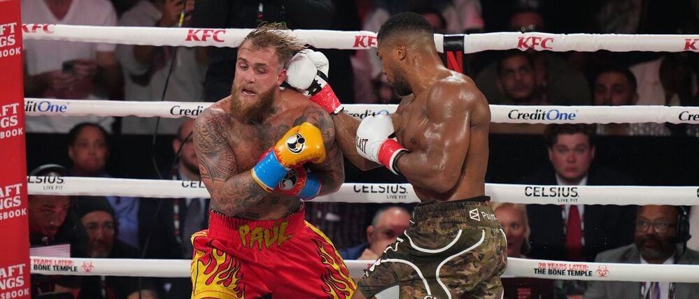 Anthony Joshua gewann das ungleiche Duell gegen Jake Paul.
