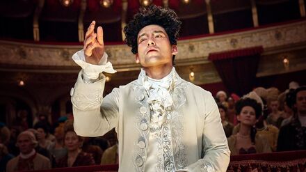 Will Sharpe als Wolfgang Amadeus Mozart in der Miniserie „Amadeus“. (Handout)