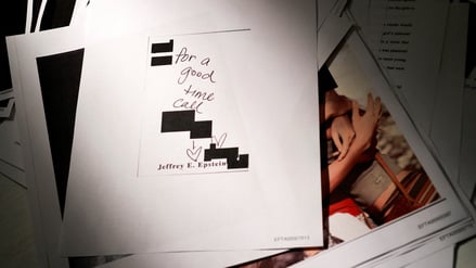 Ein Blick auf Dokumente aus den Epstein-Akten.