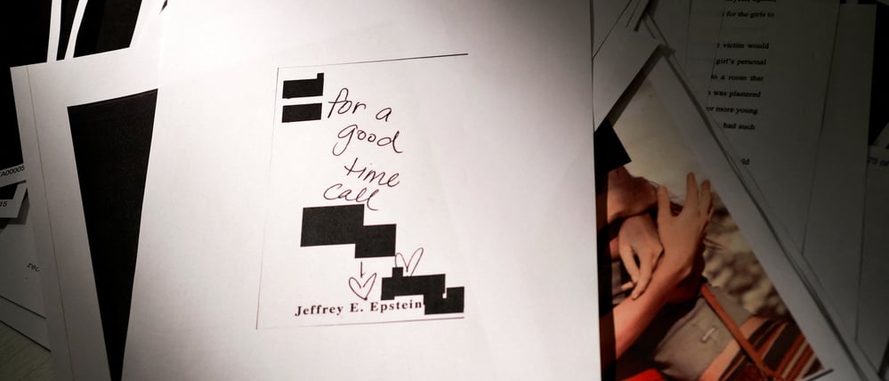 Ein Blick auf Dokumente aus den Epstein-Akten.
