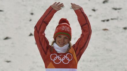 Die Belarussin Hanna Huskowa wurde 2018 Olympiasiegerin in Pyeongchang. (Archivbild)