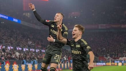 Andras Schäfer (r.) erlöst den 1. FC Union spät.