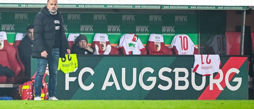 Manuel Baum in Aktion am Spielfeldrand beim 0:0 gegen Bremen.