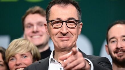 Cem Özdemir, (Bündnis 90/Die Grünen), Spitzenkandidat für die Landtagswahl in Baden-Württemberg 2026 beim Landesparteitag seiner Partei.
