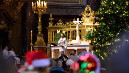 Die Christvesper im Berliner Dom. 