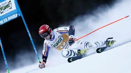 Skirennfahrer Fabian Gratz gelang in Alta Badia ein famoser zweiter Durchgang.