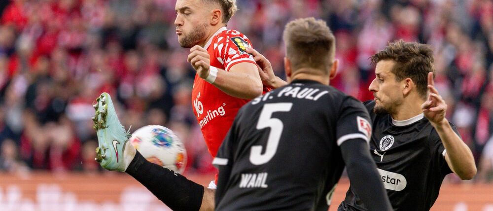 Lieferten sich ein umkämpftes Kellerduell: Mainz 05 und der FC St. Pauli. 
