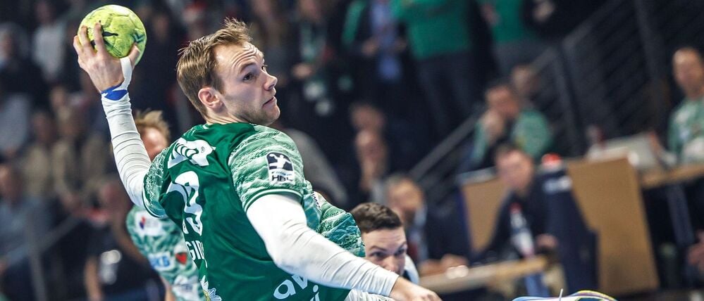 Welthandballer Mathias Gidsel war einmal mehr bester Berliner Werfer in Minden. (Archivbild)