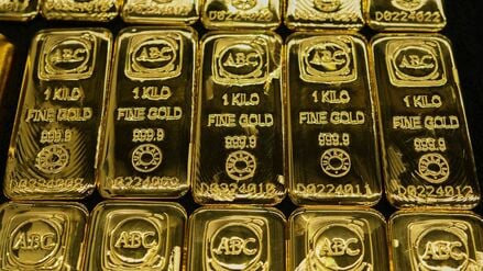 Der Goldpreis ist auf mehr als 4400 US-Dollar gestiegen.