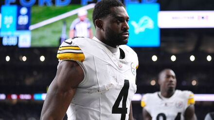 DK Metcalf von den Pittsburgh Steelers fiel im Spiel gegen die Detroit Lions unangenehm auf.