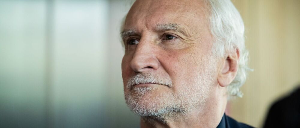 Rudi Völler ist von Stürmer Nick Woltemade beeindruckt. (Archivbild)