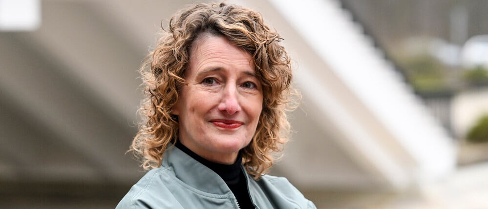 Verliebt in Tempelhof. Berlinale-Chefin Tricia Tuttle.