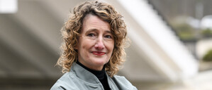 Verliebt in Tempelhof. Berlinale-Chefin Tricia Tuttle.