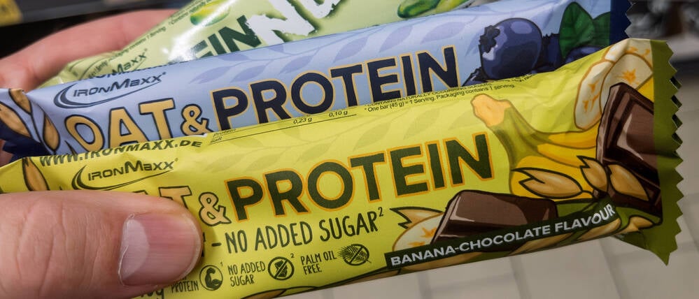 Hafer- und Protein-Geschmacksrichtungen ohne Zuckerzusatz.