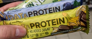 Hafer- und Protein-Geschmacksrichtungen ohne Zuckerzusatz.