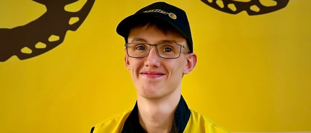 Maximilian (18) ist im zweiten Lehrjahr seiner Ausbildung beim Zweirad-Center Stadler.