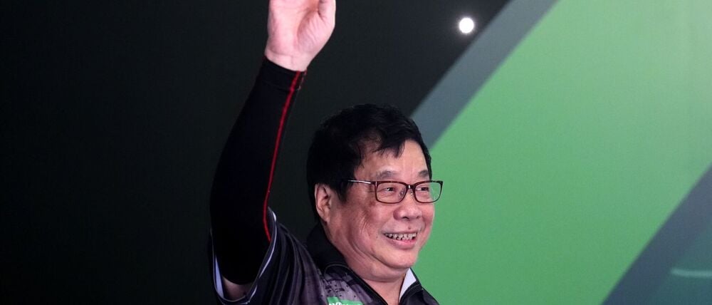 Paul Lim hatte im Duell mit Luke Humphries keine Chance.