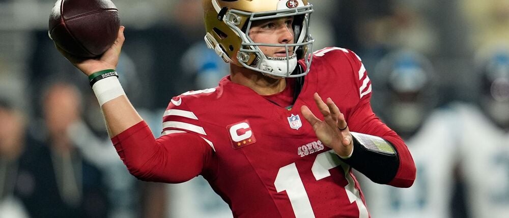 Lieferte seine Karrierebestleistung: Quarterback Brock Purdy warf für die San Francisco 49ers gegen die Indianapolis Colts insgesamt fünf Touchdown-Pässe. (Archivbild)