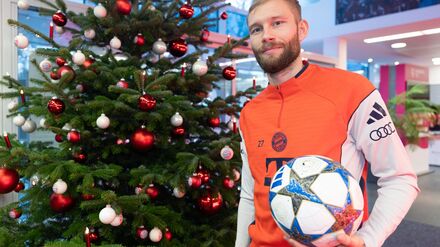  Konrad Laimer freut sich über eine Auszeichnung aus der Heimat.