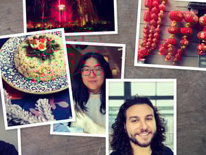 Wie Menschen aus anderen Ländern in Deutschland Silvester feiern.