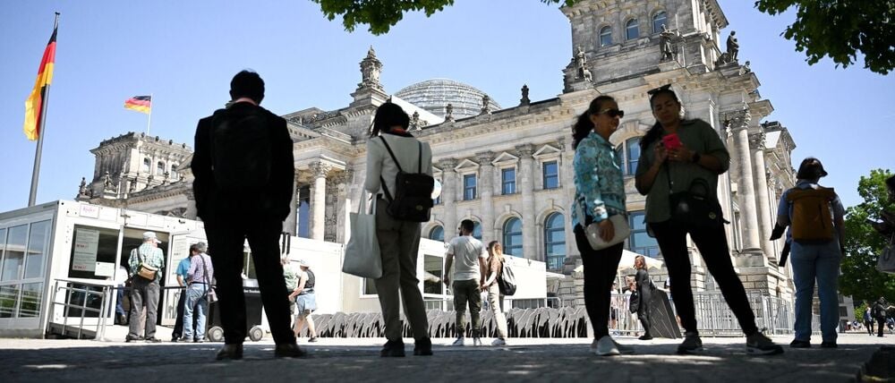 Die Eingangcontainer werden im kommenden Jahr abgebaut. (Archivbild)