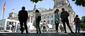 Die Eingangcontainer werden im kommenden Jahr abgebaut. (Archivbild)