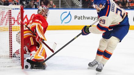 Leon Draisaitl traf gegen Calgary gleich dreimal.