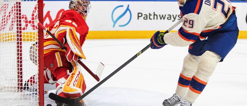 Leon Draisaitl traf gegen Calgary gleich dreimal.