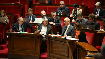 Die Nationalversammlung in Frankreich.