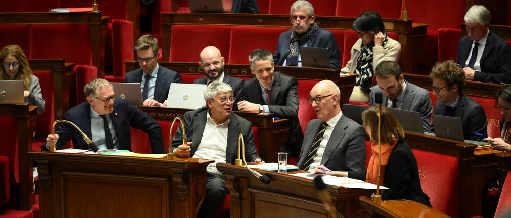 Die Nationalversammlung in Frankreich.