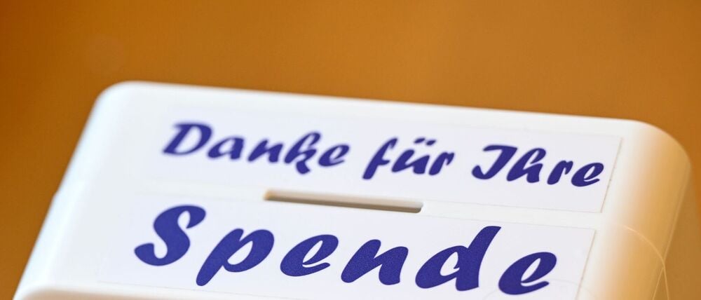 Die Spendenbereitschaft mancher Menschen geht offenbar zurück. (Symbolbild)