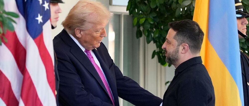 US-Präsident Donald Trump empfängt den ukrainischen Präsidenten Wolodymyr Selenskyj am Sonntag in Mar-a-Lago. (Archivbild)