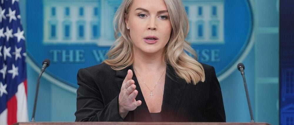 Die Sprecherin der US-Regierung von Donald Trump, Karoline Leavitt, erwartet ihr zweites Kind.