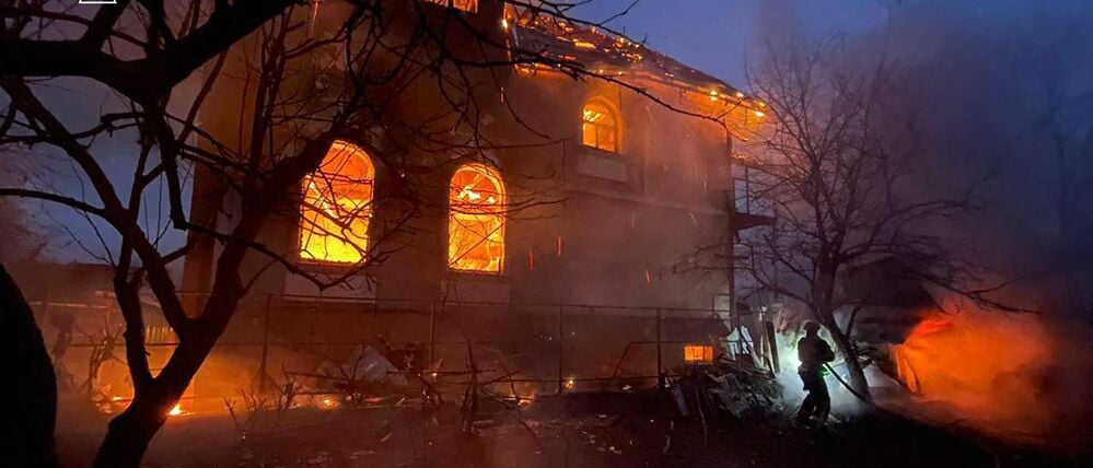 Kiew wurde in der Nacht auf Samstag von massiven Luftangriffen übersät.