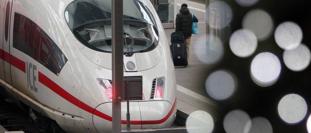 Über Weihnachten lief es bei der Deutschen Bahn.