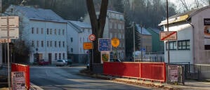 Ein Grenzübergang nach Tschechien.