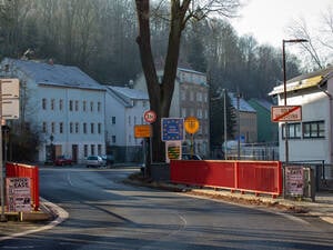 Ein Grenzübergang nach Tschechien.