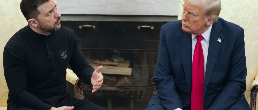 Der ukrainische Staatschef Wolodymyr Selenskyj (l) will US-Präsident Donald Trump klarmachen, dass das Land in den Verhandlungen über ein Kriegsende mit Russland nicht kapitulieren wird. (Archivbild)