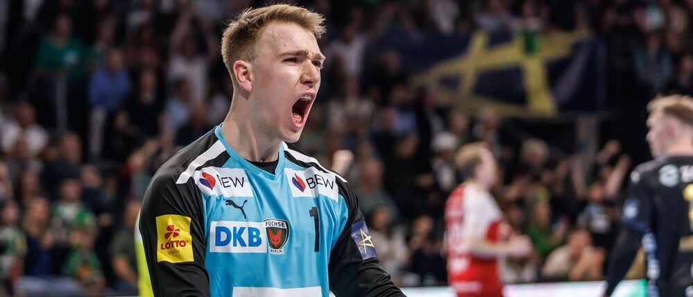 Füchse-Torhüter Lasse Ludwig überzeugt im letzten Heimspiel des Jahres. 