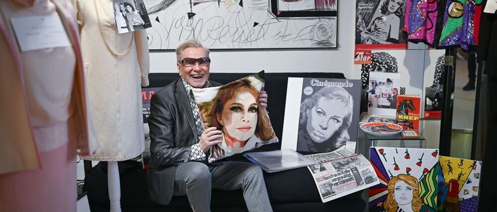 Ein kleiner Schrein: Visagist René Koch erinnert an seine Hilde.